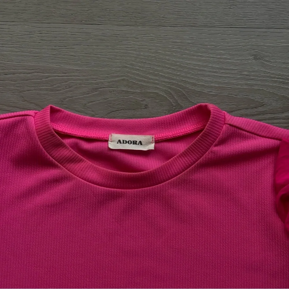 Adora Puff Sleeve Ribbed Shirt - Picture 3 of 7